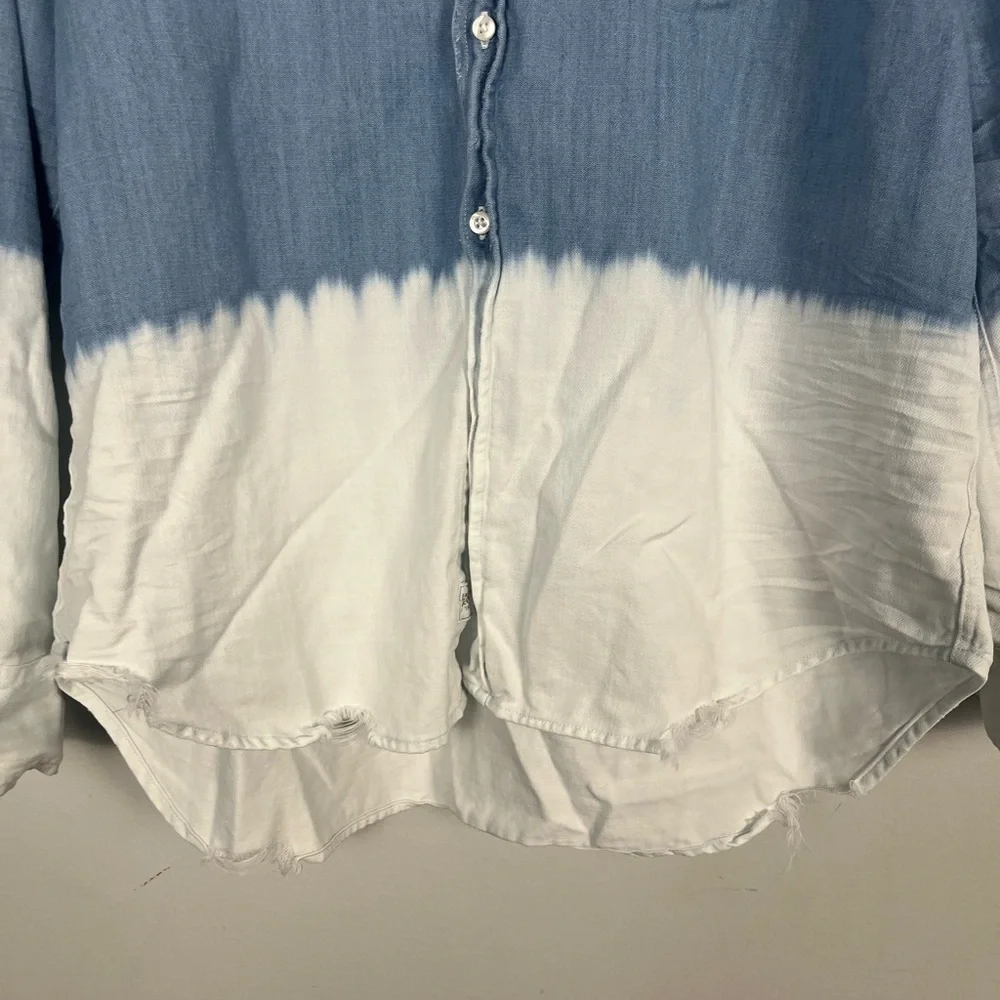 Frank & Eileen button down size M dip dye Long Sleeve Cotton